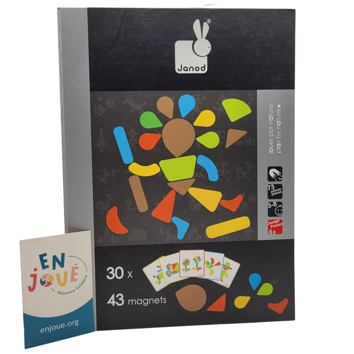 Jeu éducatiff - Magneti'Book Moduloform -Janod - Dès 3 ans. Bon état -  reconditionné disponible sur Label Emmaüs
